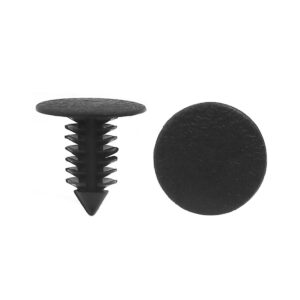 uxcell 50PCS 9mm Hole Plastic Push Screw Rivet Panel Fixings Clips for Car Auto Vehicle
