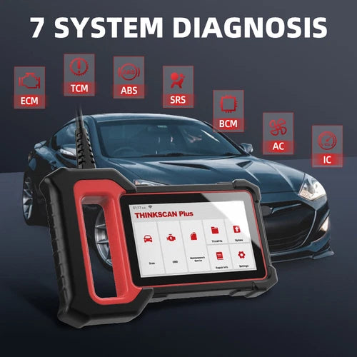 2025 Thinkscan Plus S7 Car OBD2 Scanner Auto Diagnostic Tool ABS SRS BCM IC AC - Image 4